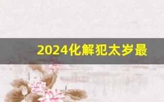 2024化解犯太岁最佳方法(2024年 犯太岁)