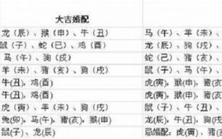 属牛的属相婚配表(属牛的婚配有哪些)